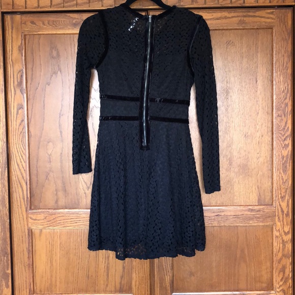 Formal Black Lace Dress - Picture 2 of 2